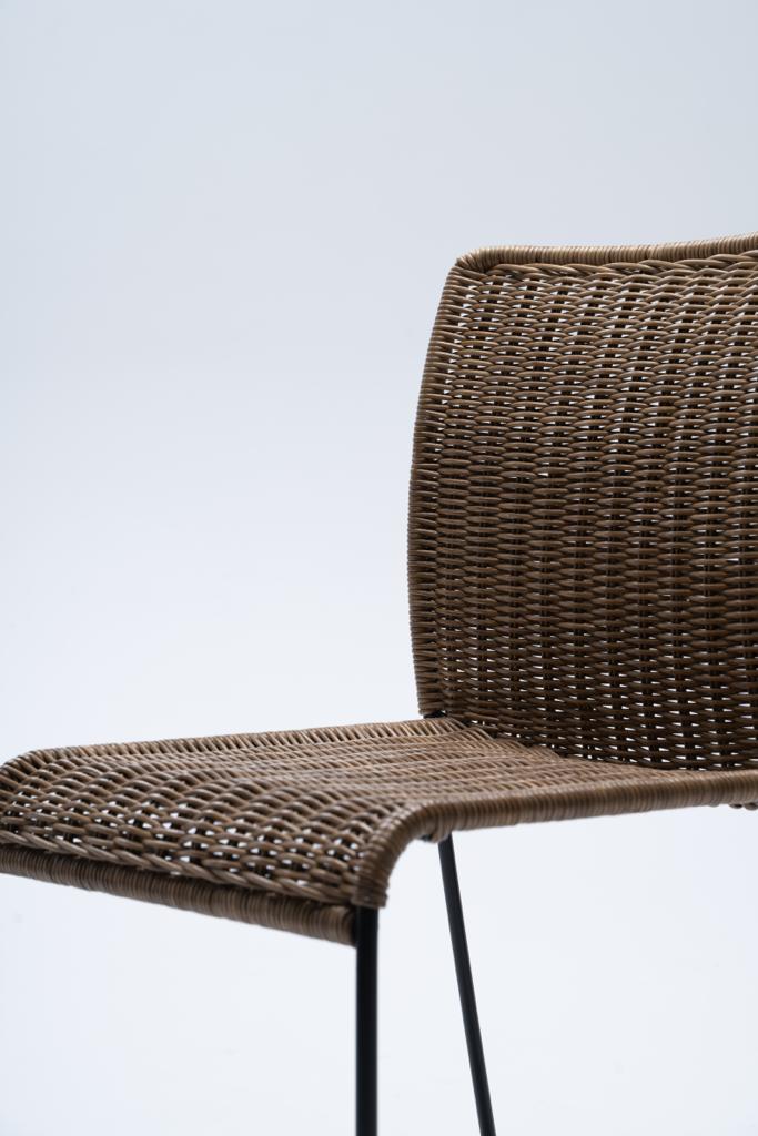 Side Rattan Sandalye